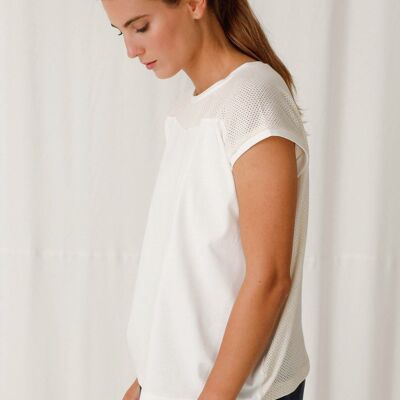 C03 T-Shirt Cinerea Blanc/Beige