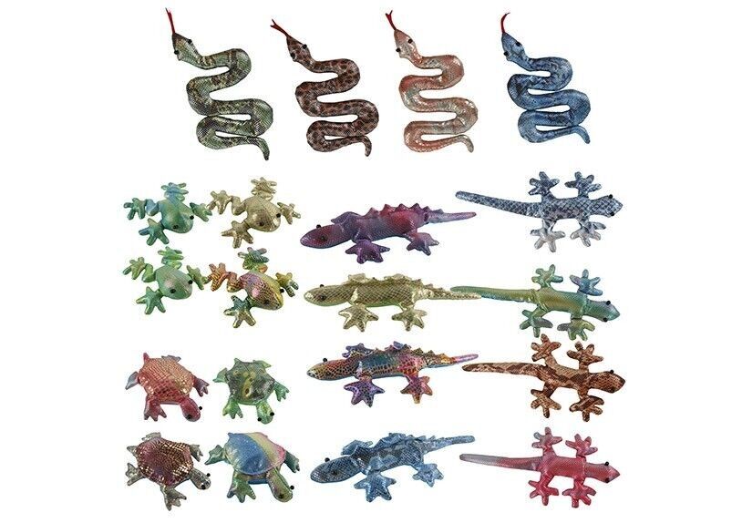 Animaux de sable en textile coloré 20 pièces