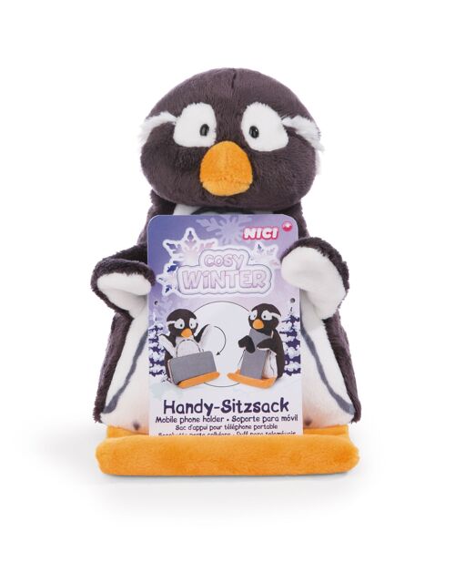 Handy Sitzsack Pinguin Stas 19x14x18cm GREEN