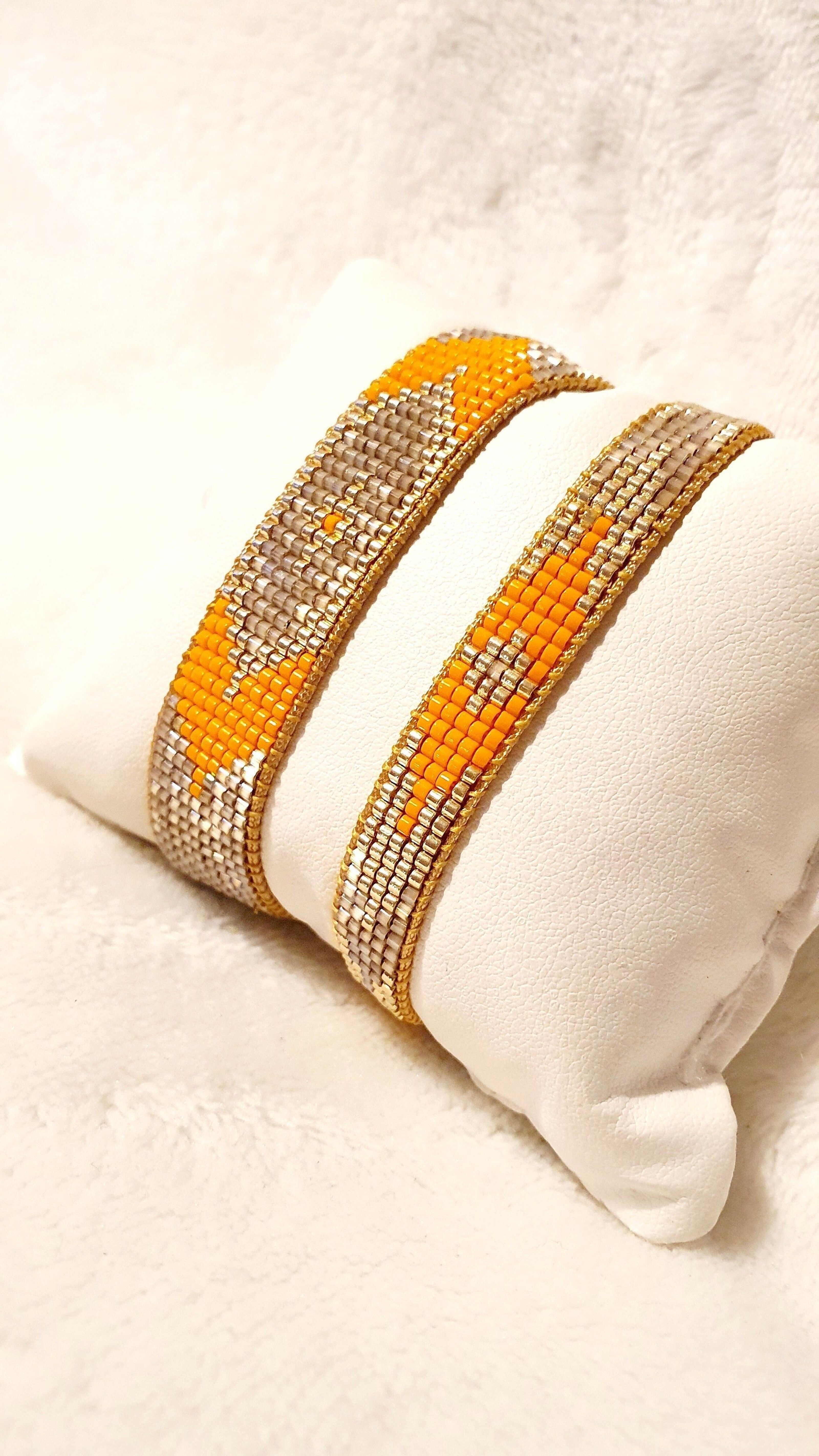 Come realizzare un braccialetto di perline Miyuki a più fili su un telaio -  Perles & Co