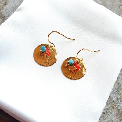 Orange sweet candy earrings