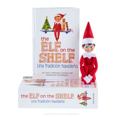 THE ELF ON THE SHELF: STORY AND BOY ELF DOLL