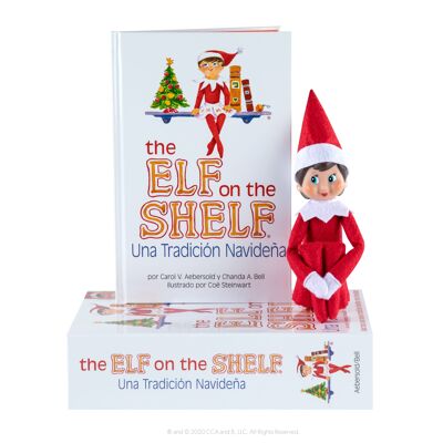 THE ELF ON THE SHELF: STORY AND GIRL ELF DOLL