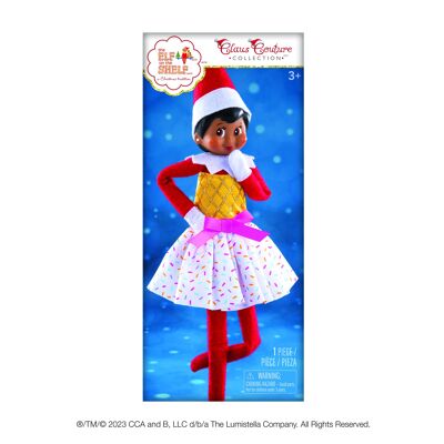 THE ELF ON THE SHELF COSTUME "CLAUS COUTURE" ICE CREAM PARTYS