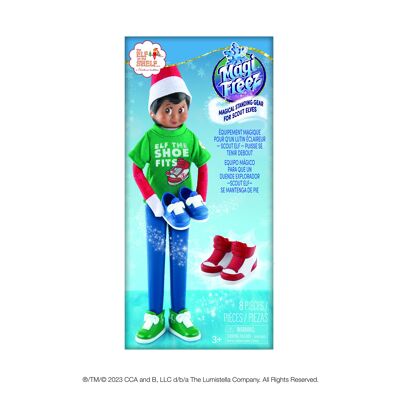THE ELF ON THE SHELF "CLAUS COUTURE" COSTUME MAGIC FREEZE TRIO SNEAKERS