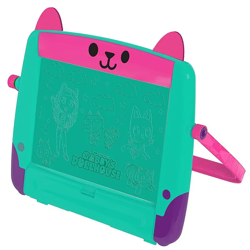 Tableau Magnétique Cefa Toys – La Maison De Poupées De Gabby – 3 Tampons + Stylet – Dès 3 Ans