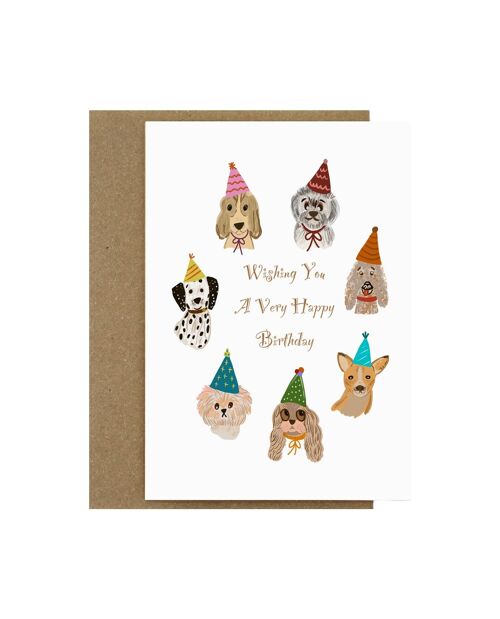 Cute Dogs Illustration | Birthday card