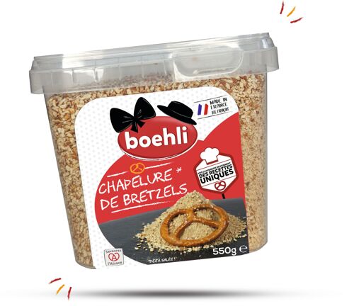 Cubi 550g chapelure de bretzels - colis de 6