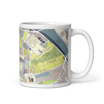 Mug Illustré Plan du 5eme arrondissement de PARIS 6