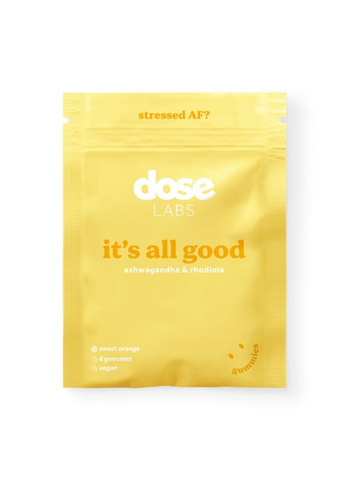 dose labs vitamin gummies - it's all good x5