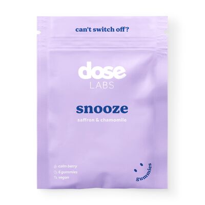 dose labs gommes vitaminées - snooze x5