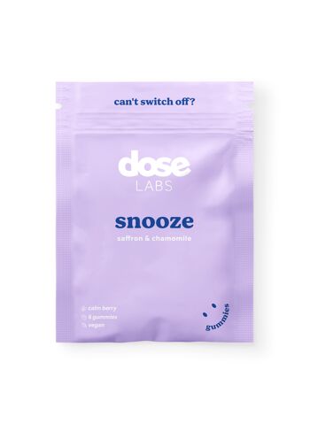 dose labs gommes vitaminées - snooze x5 1