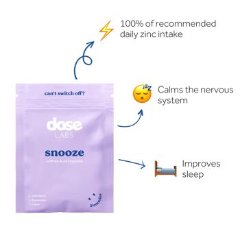 dose labs gommes vitaminées - snooze x5 2