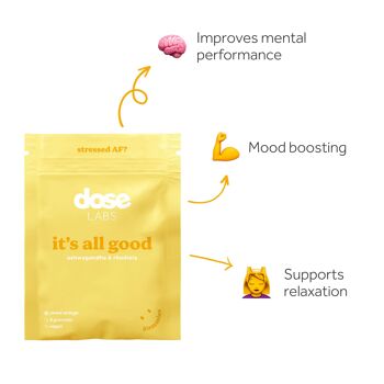 dose labs vitamin gummies - moody mix (x5 sachets mélangés) 2