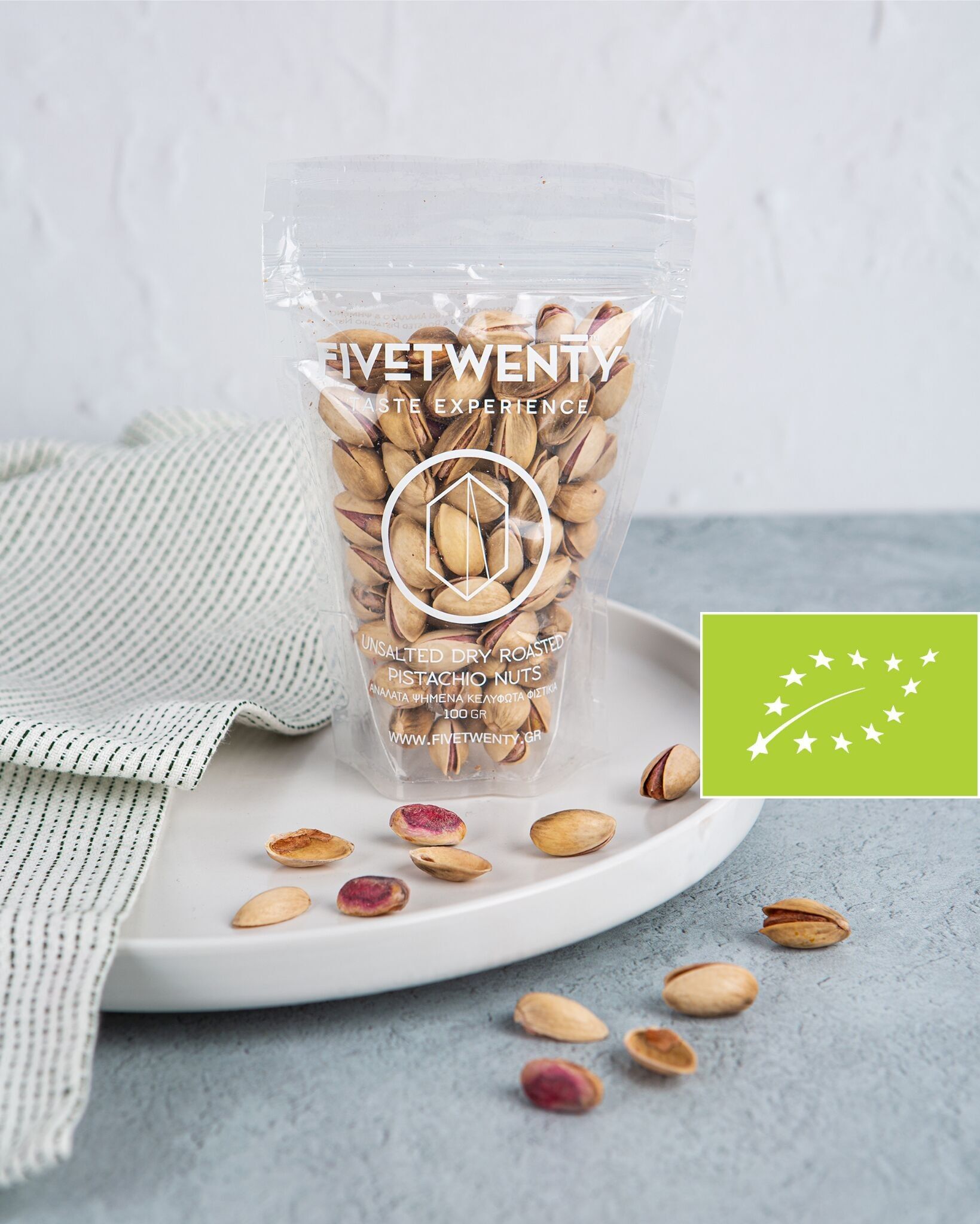 Pistacchi BIO non salati 100g (busta con zip)