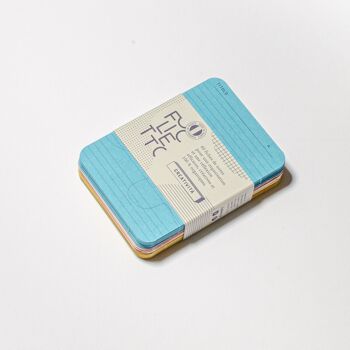 🇫🇷 Bloc-notes de fiches A7 "Creatività" (mélange de motifs et couleurs) · 🇬🇧 Notepad of A7 mixed index cards & memo cards 11