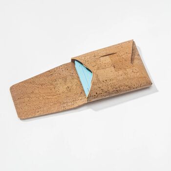 🇫🇷 Pochette, portefeuille, porte-cartes origami en liège "Busta" · 🇬🇧 "Busta" wallet, pouch and card-holder made in cork 6