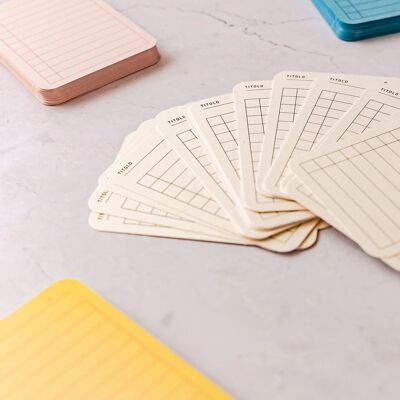 🇫🇷 Notepad of A7 to-do list index cards & memo cards