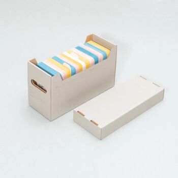 🇫🇷 Boîte de rangement et d'archivage en carton "Archivio" · 🇬🇧 Cardboard archive storage box "Archivio" 9
