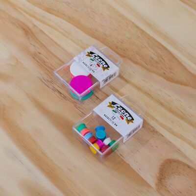 🇫🇷 Aimants multicolores · 🇬🇧 Multicoloured magnets