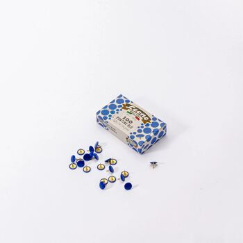 🇫🇷 Punaises en métal (boîte de 100) · 🇬🇧 Metallic push pins (box of 100) 3