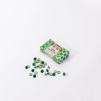 🇫🇷 Punaises en métal (boîte de 100) · 🇬🇧 Metallic push pins (box of 100) 21