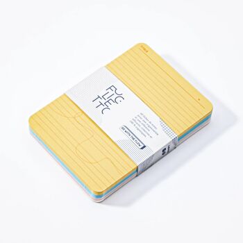 🇫🇷 Bloc-notes de 60 fiches A6 lignées "Go with the flow" · 🇬🇧 Notepad of 60 A6 lined index cards & memo cards 2