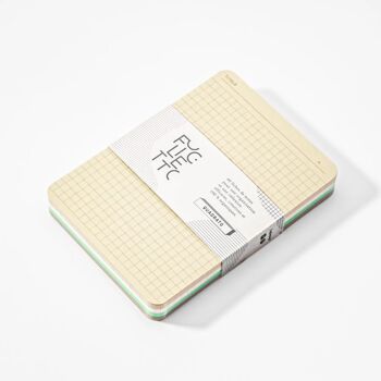 🇫🇷 Bloc-notes de 60 fiches à carreaux A6 "Quadrato" · 🇬🇧 Notepad of 60 A6 grid index cards & memo cards 3