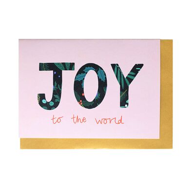 Cartolina di Natale di gioia