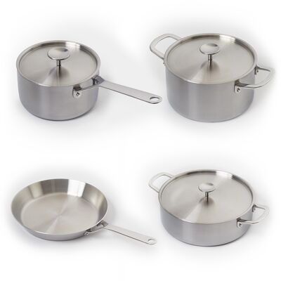 S Series - 4 Stainless Steel Pan Set (S1, S2, S4, S5)