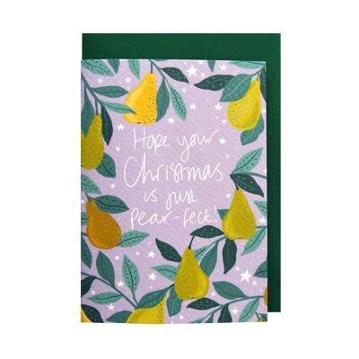 Pear-fect Christmas Card