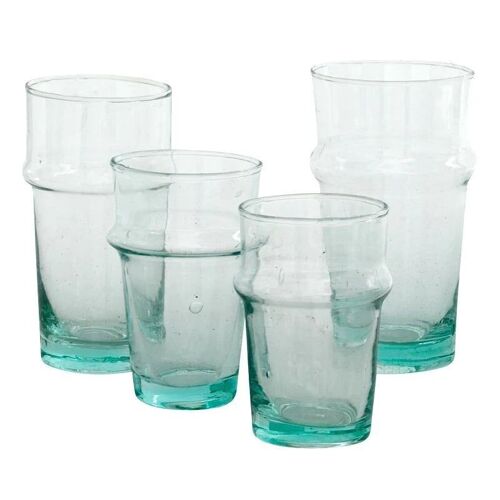 Hand blown Moroccan Beldi glasses