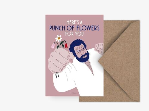 Postkarte / Punch Of Flowers