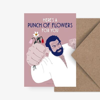 Postal / Ponche De Flores