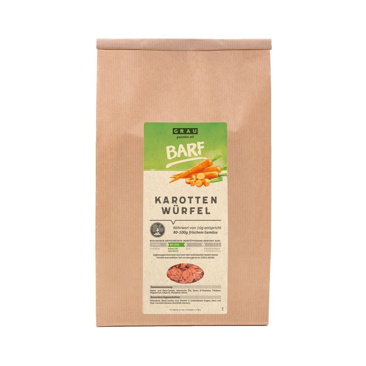 Karotten-Würfel 1,2 kg