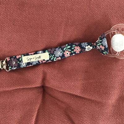 Baby child flower pacifier clip