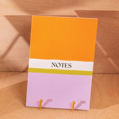 A5 Lined Notebook | Citrus Colour Block