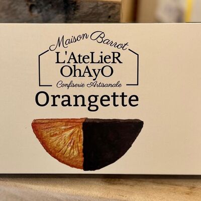 Orangette-Box aus dunkler Schokolade