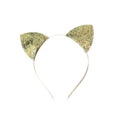 Serre tête oreille de chat à paillettes