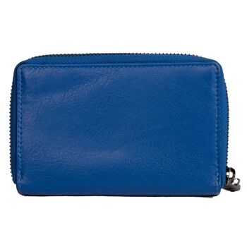 Kazu portefeuille femme taille moyenne portefeuille en cuir femme RFID 18