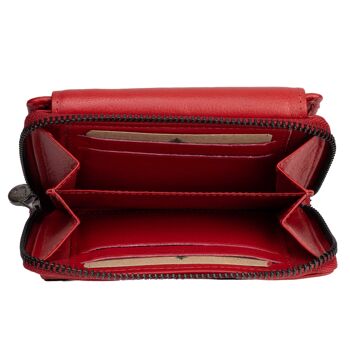 Kazu portefeuille femme taille moyenne portefeuille en cuir femme RFID 35
