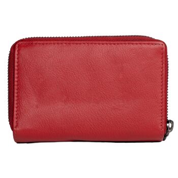 Kazu portefeuille femme taille moyenne portefeuille en cuir femme RFID 36