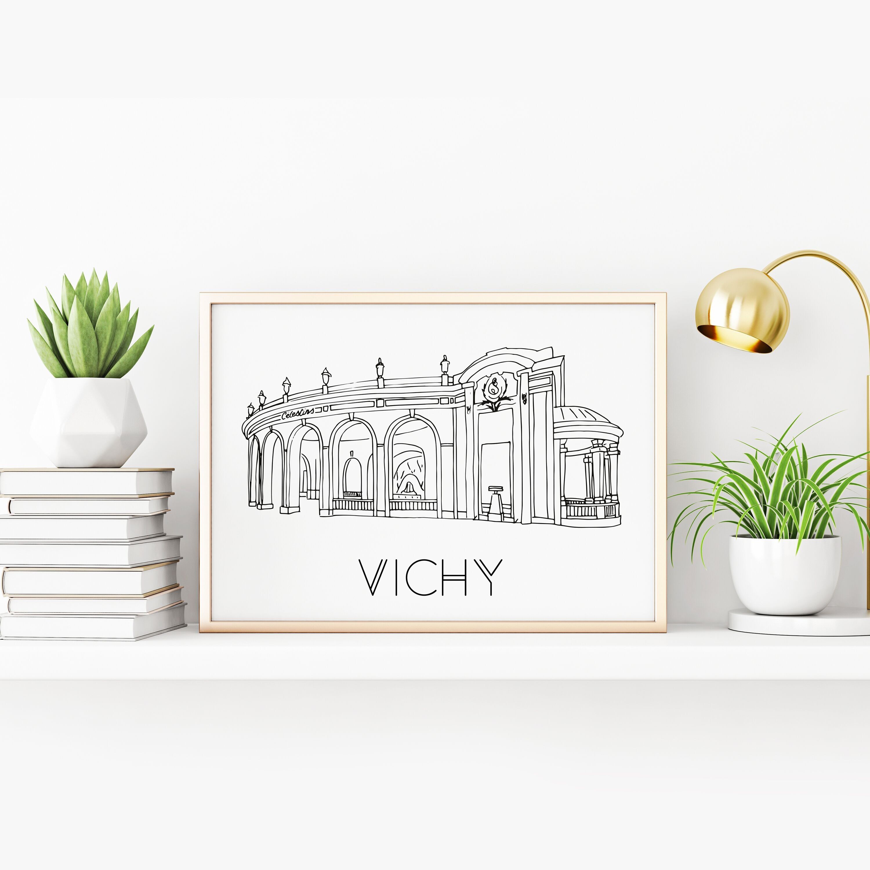 Poster Vichy - carta A4/A3/40x60