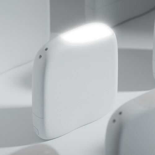 🔋 Batterie externe 5000 mAh Avec Lumière Tactile Intégrée ICE-P Blanc🔋