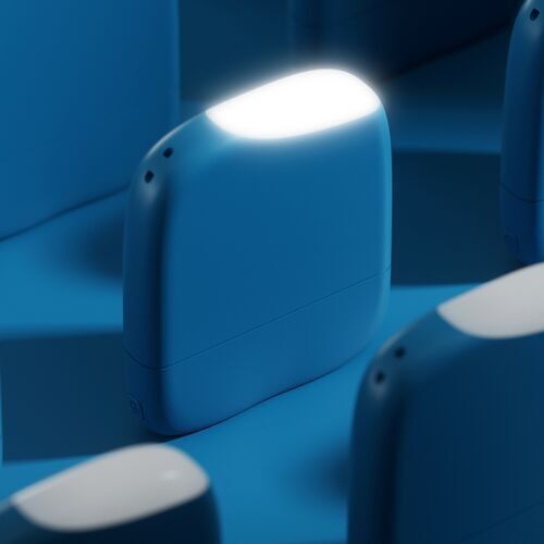 🔋 Batterie externe 5000 mAh Avec Lumière Tactile Intégrée ICE-P Bleu🔋