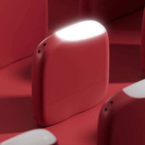 🔋 Batterie externe 5000 mAh Avec Lumière Tactile Intégrée ICE-P Rouge🔋