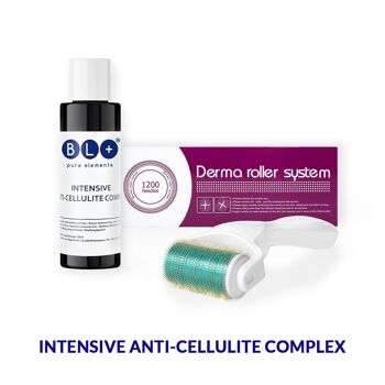 BODY DERMA ROLLER - 1200x aiguilles en titane, pour traitement anti-cellulite 2