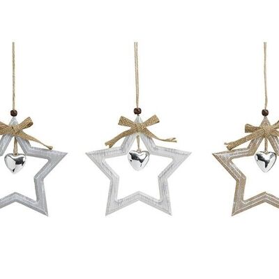 Hanger star made of wood