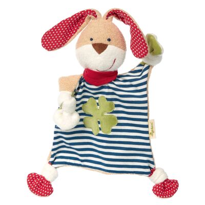 Doudou lapin, vert