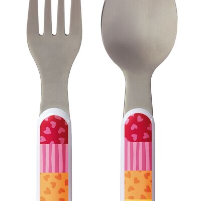 Cutlery set, Rainbow Rabbit